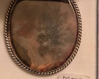 Beautiful Moss Agate pendant