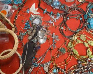 Assorted Turquoise jewelry