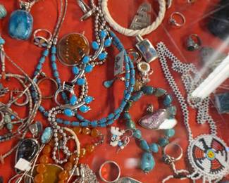 Assorted Turquoise jewelry