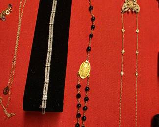 Assorted Gold jewelry