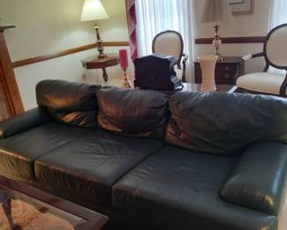 Henredon Leather Sofa