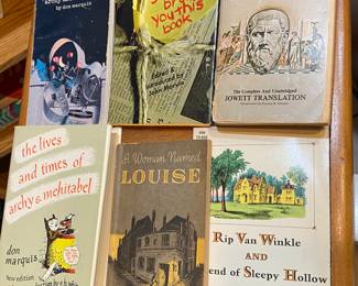 She has some old, interesting & inspiring books