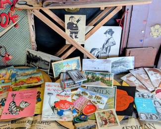 Lots of wonderful vintage ephemera
