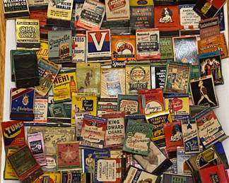 WWII era match book collection