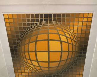 Signed Victor Vaserely 