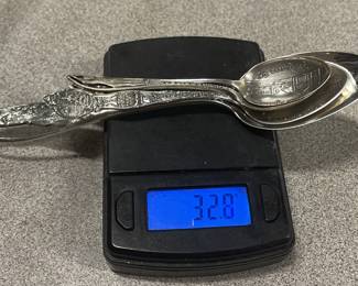 Sterling, California souvenir spoons