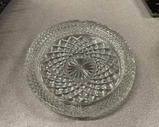 Vintage pressed glass cigar ashtray