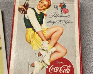 Coca-Cola vintage playing cards from the 40s