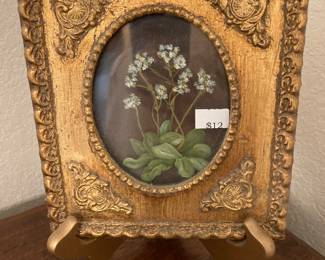 Painted on glass giving it a 3D effect