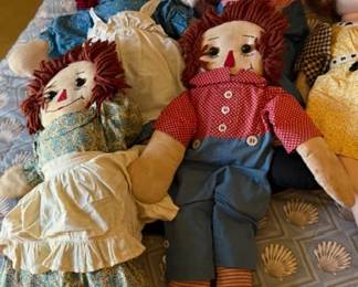 Vintage Raggedy Ann and Andy