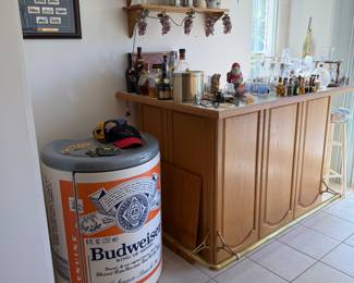 Vintage Budweiser fridge