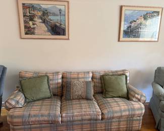 Custom upholstered sofa