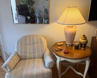 Swivel chairs and Ethan Allen side table