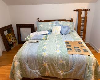 Full size mattress and bedding