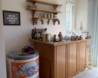 Bar and all of the bar essentials