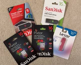 Flash Drives & SD Cards 