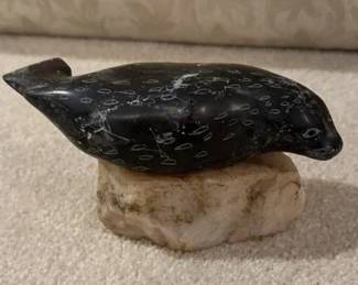 Soap Stone Carved Seal 