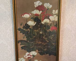 Oriental Framed Water Color 
