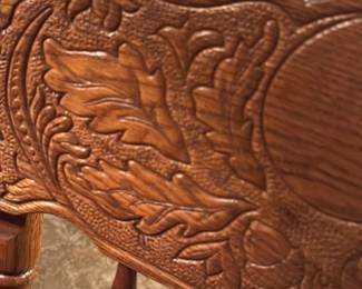 Oak Dining Table and Chairs Set