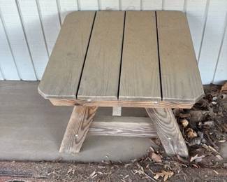 Wooden Picnic Table Bench