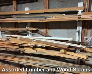 Assorted Lumber and Wood Scraps