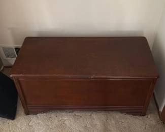 Antique Oak Blanket Chest