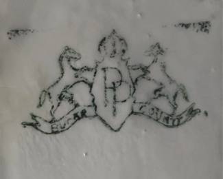 Antique "Spongeware" Pitcher and Bowl Set