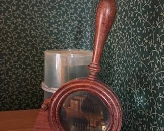 Antique Magnifying Glass with Presentation Stand