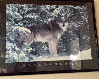 Branchburg Winter Wolf Poster