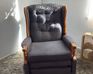 Vintage Upholstered Recliner Chair
