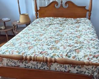 Vintage Four-Poster Bed Frame