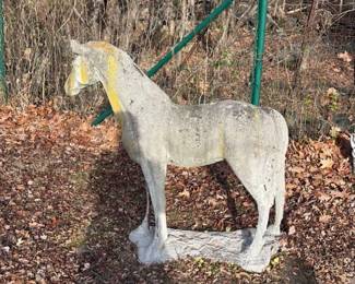 Concrete Horse Statue
