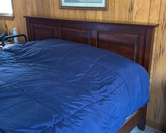 Wooden Sleigh Bed Frame