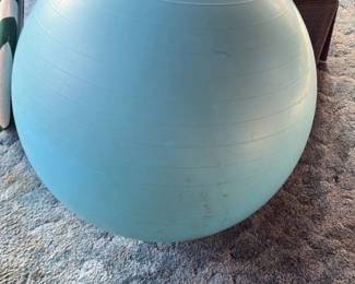 Light Blue Exercise Ball