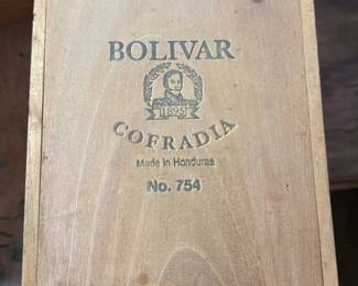Bolivar Cofradia No. 754 Wooden Cigar Box