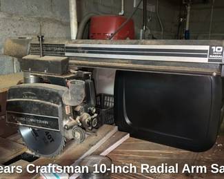 Sears Craftsman 10-inch Radial Arm Saw