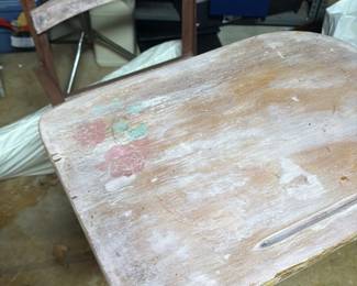 Vintage Child's School Desk with Chair