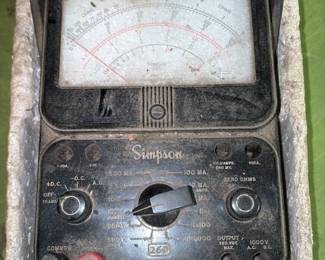 Simpson 260 "Black Banana" Multimeter