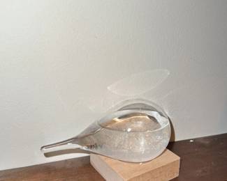 Vintage Glass Droplet Ornament