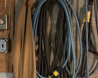Assorted Electrical Cables and Extension Cords