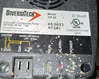 DiversiTech Automatic Condensate Pump GF-22