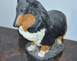 Collie Dog Figurine