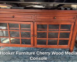 Hooker Furniture Cherry Wood Media Console