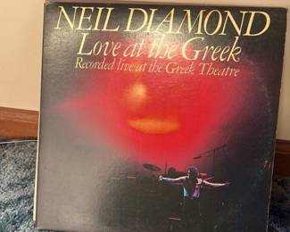 Neil Diamond "Love at the Greek" Vinyl Record