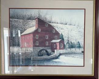 Dan Campagnelli "The Old Mill" Watercolor Print