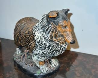 Vintage Resin Fox Figurine