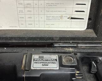 Sears Craftsman Industrial Reciprocating Saw with Case