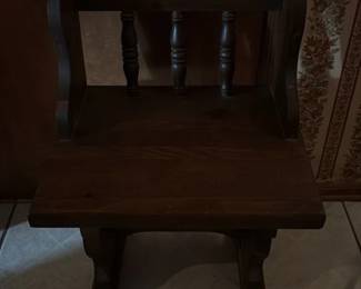 Vintage Wooden Magazine Rack