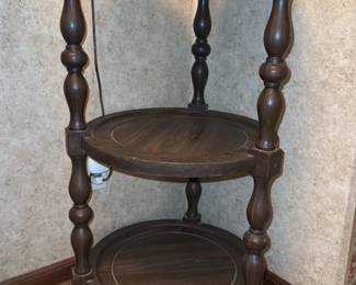 Vintage Wooden Tiered Plant Stand