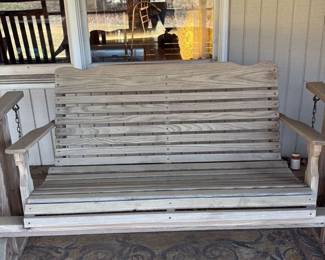 Wooden Outdoor Swing